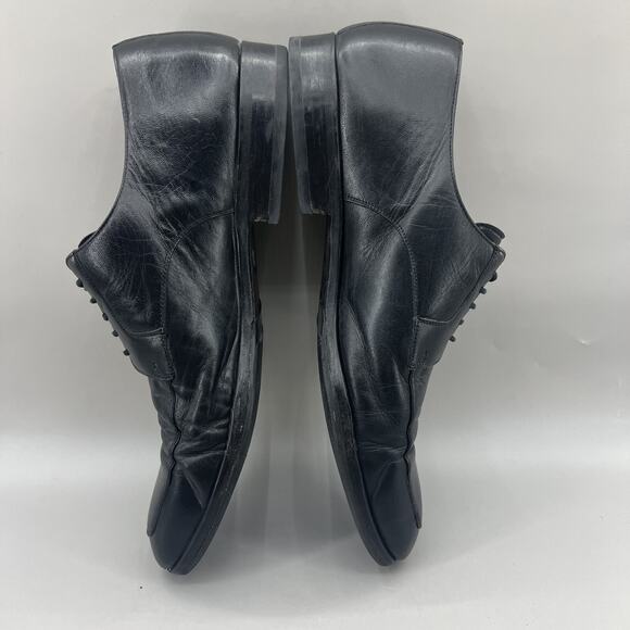 Magnanni Split Toe‎ Apron Oxford Men\'s Size 13 M Black Leather Comfort Low Shoes main image 6